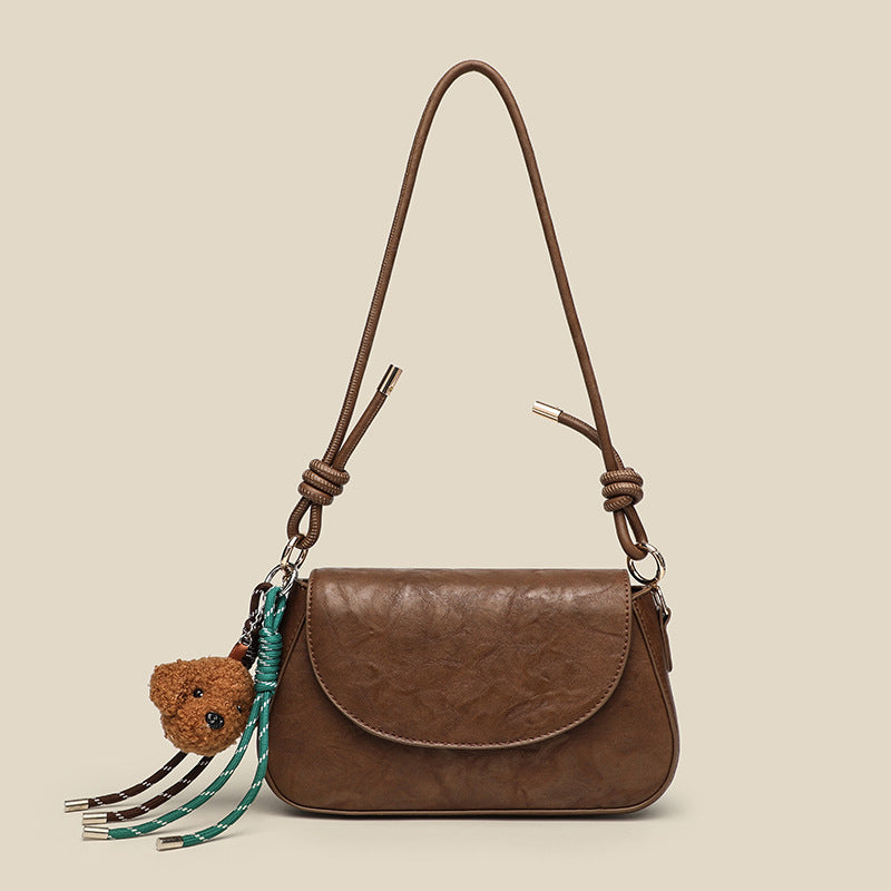 Damen Clutch-Tasche mit verspieltem Anhänger Nord Taschen
