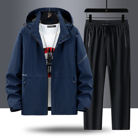 Herren Praktisches Sportset mit Jacke und Hose Nord Taschen