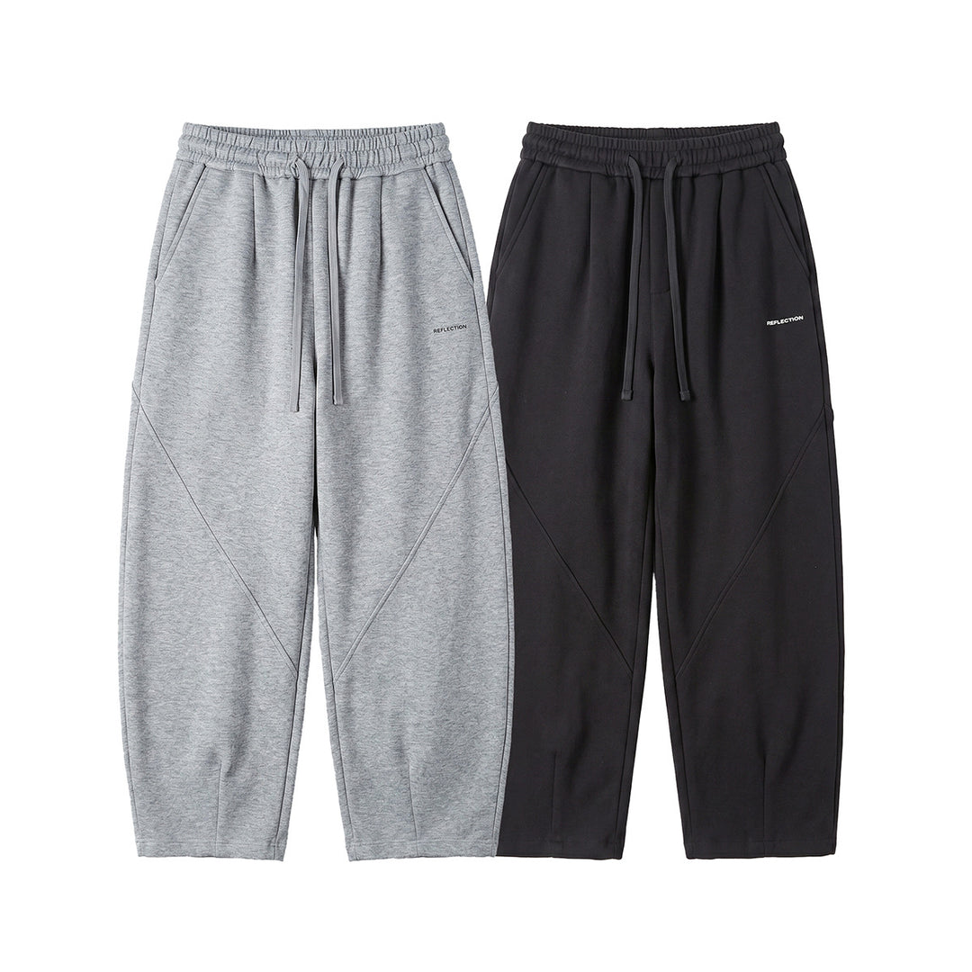 Herren Locker geschnittene Jogginghose mit Tunnelzug, Zierrnähten und Eingrifftaschen Nord Taschen