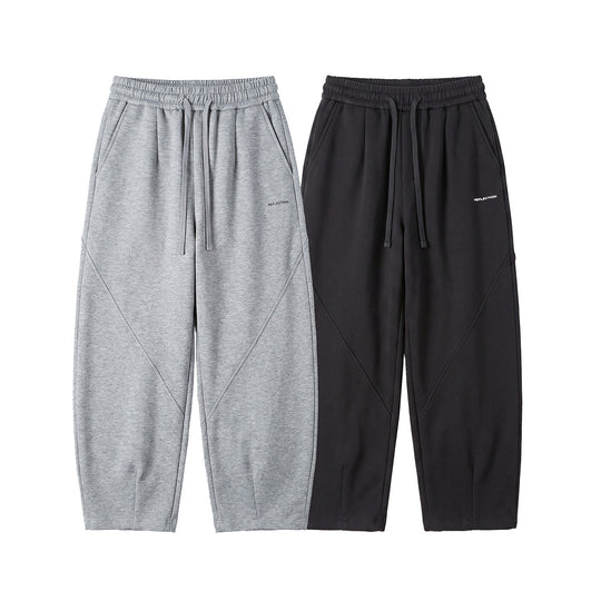 Herren Locker geschnittene Jogginghose mit Tunnelzug, Zierrnähten und Eingrifftaschen Nord Taschen