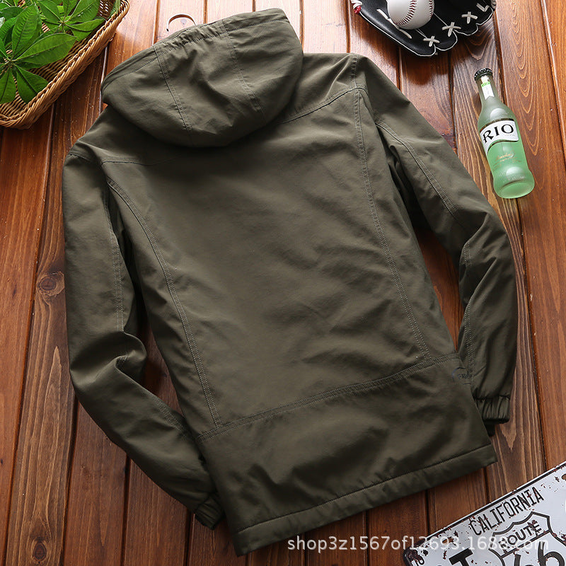 Herren Funktionale Jacke mit Fleece-Innenfutter Nord Taschen