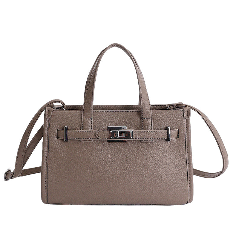 Damen elegante Ledertasche mit strukturiertem Design Nord Taschen