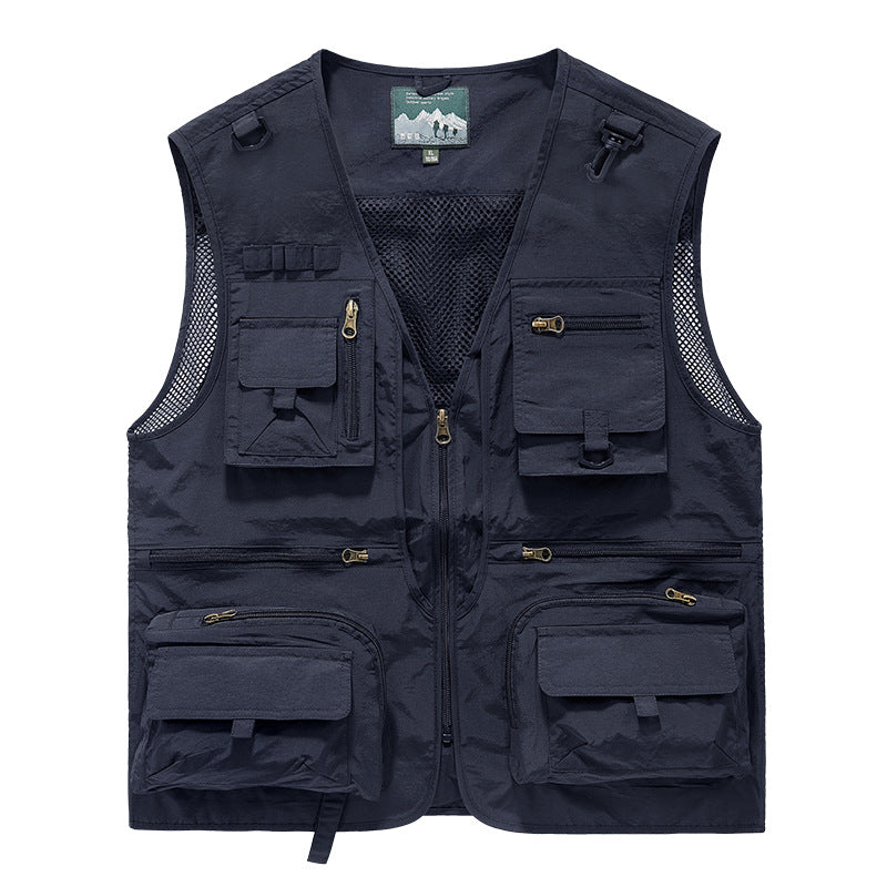 Herren Multifunktionale Anglerweste Nord Taschen 1788278683