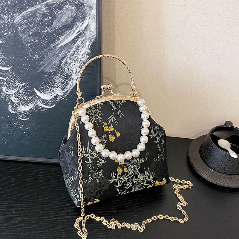 Damen elegante Handtasche mit floralem Design Nord Taschen