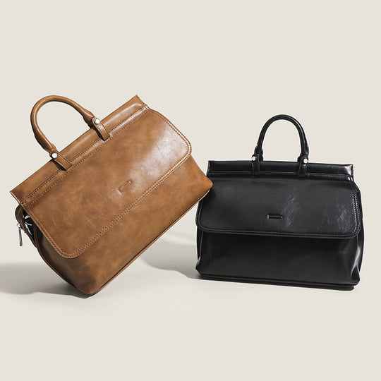 Damen Henkeltasche aus weichem Kunstleder mit abnehmbarem Schulterriemen Nord Taschen