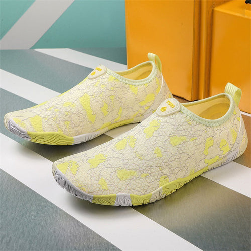 Damen flexible Schwimmschuhe mit rutschfester Sohle und atmungsaktivem Obermaterial