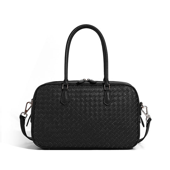 Damen elegante Umhängetasche mit geflochtener Struktur und verstellbarem Schulterriemen Nord Taschen