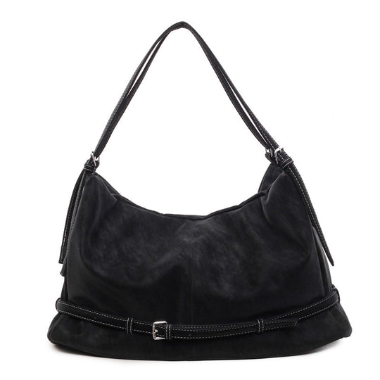 Damen Hobo-Tasche aus weichem Kunstleder mit verstellbarem Schulterriemen Nord Taschen