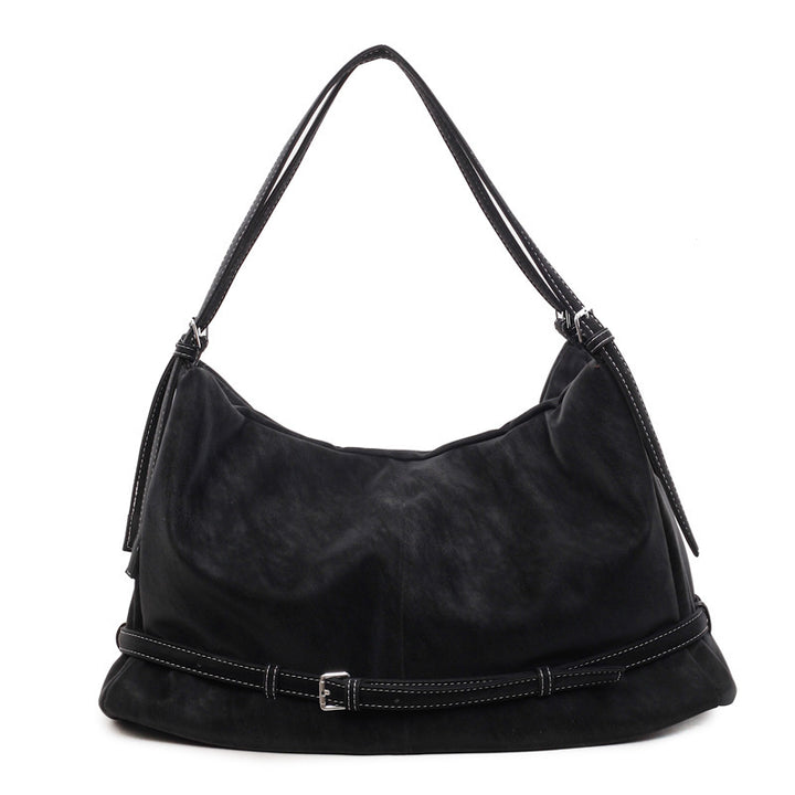 Damen Hobo-Tasche aus weichem Kunstleder mit verstellbarem Schulterriemen Nord Taschen