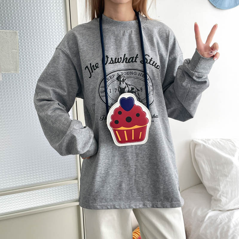 Damen Umhängetasche im Cupcake-Design Nord Taschen