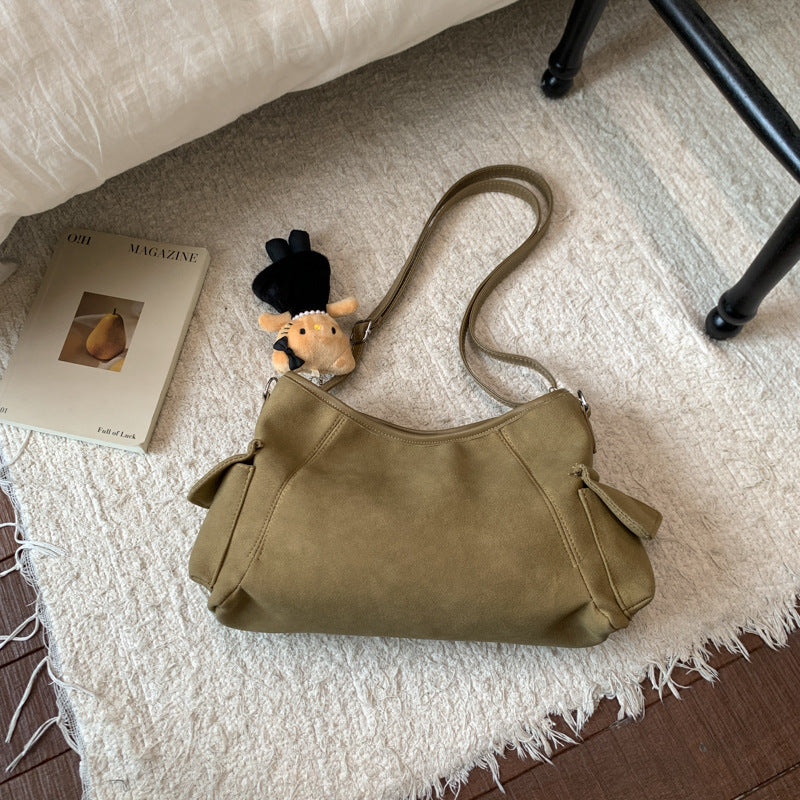 Damen Schultertasche mit abnehmbarem Schlüsselanhänger Nord Taschen