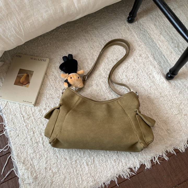 Damen Schultertasche mit abnehmbarem Schlüsselanhänger Nord Taschen
