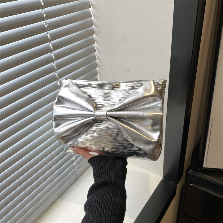Damen Clutch-Tasche mit elegantem Schleifendesign Nord Taschen