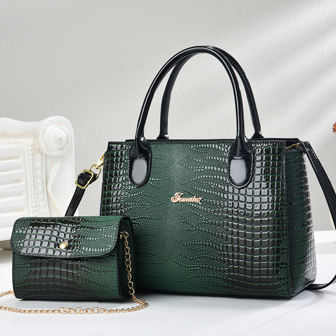Damen modische Handtasche mit praktischer Mini-Clutch Nord Taschen