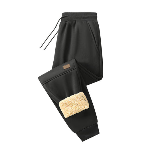 Herren Gefütterte Cozy‑Tech Jogginghose mit Teddy‑Innenfutter, Kordelbund & Bündchen Nord Taschen