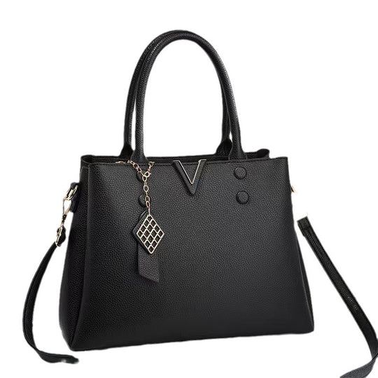 Damen elegante Handtasche mit strukturiertem Design und abnehmbaren Schulterriemen Nord Taschen