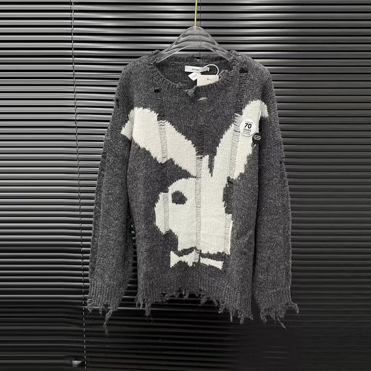 Damen Modischer Strickpullover mit einzigartigem Motiv Nord Taschen
