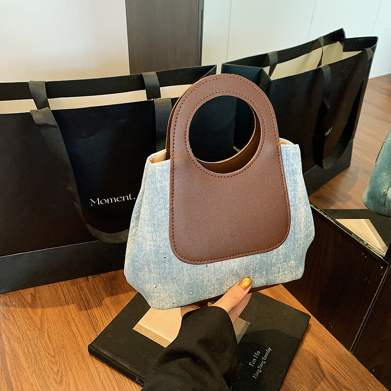Damen Designer Handtasche mit modernem Griff Nord Taschen