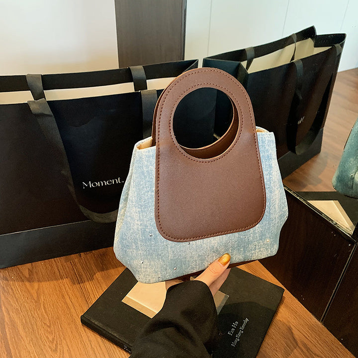 Damen Designer Handtasche mit modernem Griff Nord Taschen