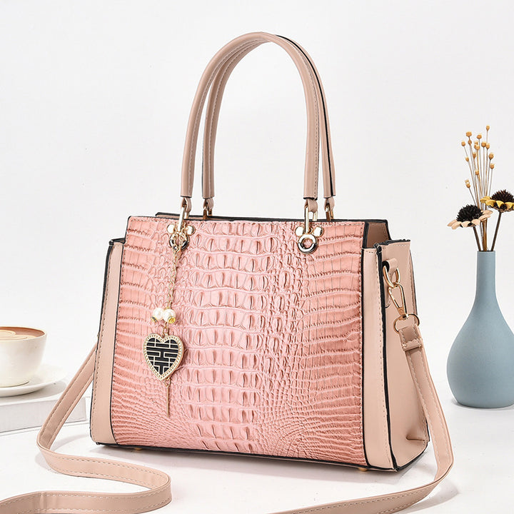 Damen stilvolle Handtasche mit eleganter Prägung Nord Taschen