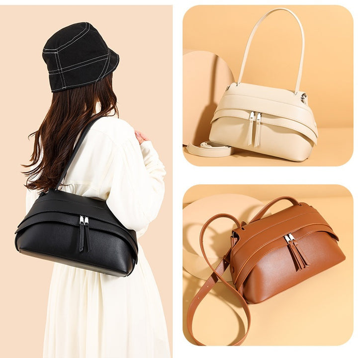 Damen Schultertasche mit stilvollem Design und praktischen Fächern Nord Taschen