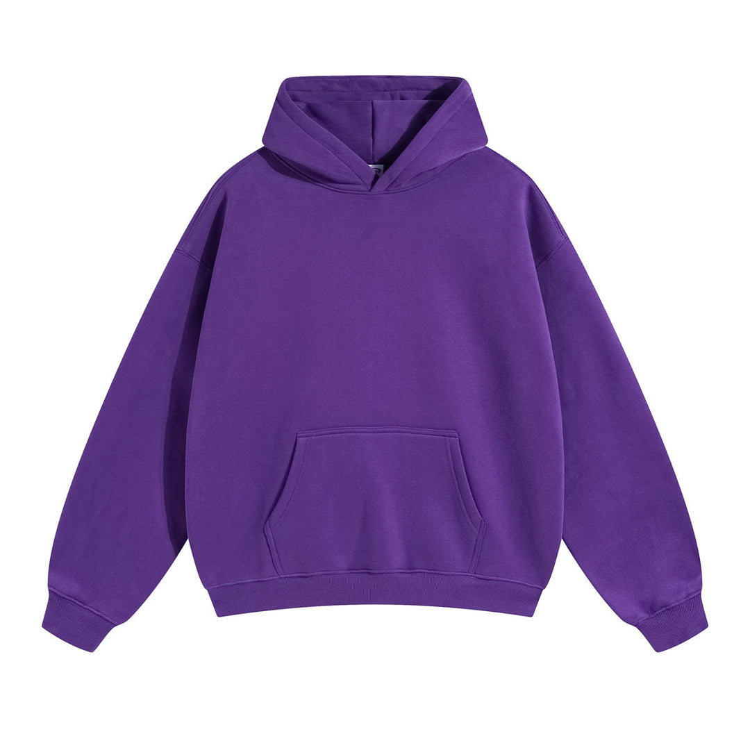 Unisex nan weit geschnittener Kapuzenpullover aus Bio-Baumwolle mit Kängurutasche Nord Taschen