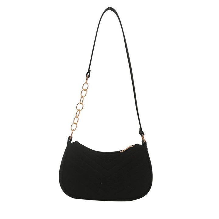 Damen Schultertasche mit elegantem geflochtenem Design Nord Taschen