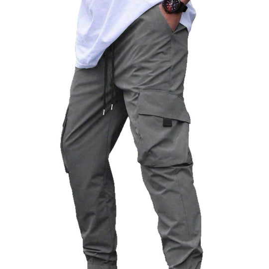 Herren technische Travel-Joggerhose mit integriertem Sicherheitsfach elastischem Tunnelzugbund und wasserabweisender Beschichtung Nord Taschen
