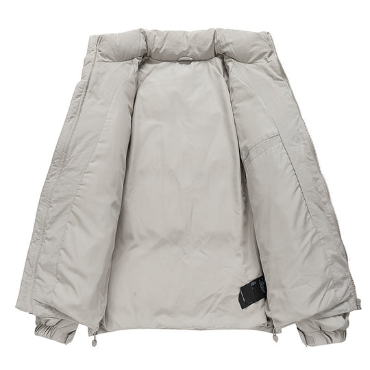 Herren Stepp-Daunen-Winterjacke mit hohem Stehkragen und verstellbarem Saum Nord Taschen