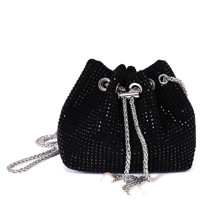 Damen elegante Beuteltasche mit funkelnden Strassdetails Nord Taschen