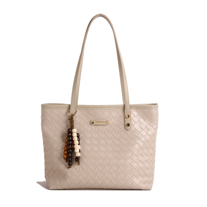 Damen elegante geflochtene Tote Bag Nord Taschen
