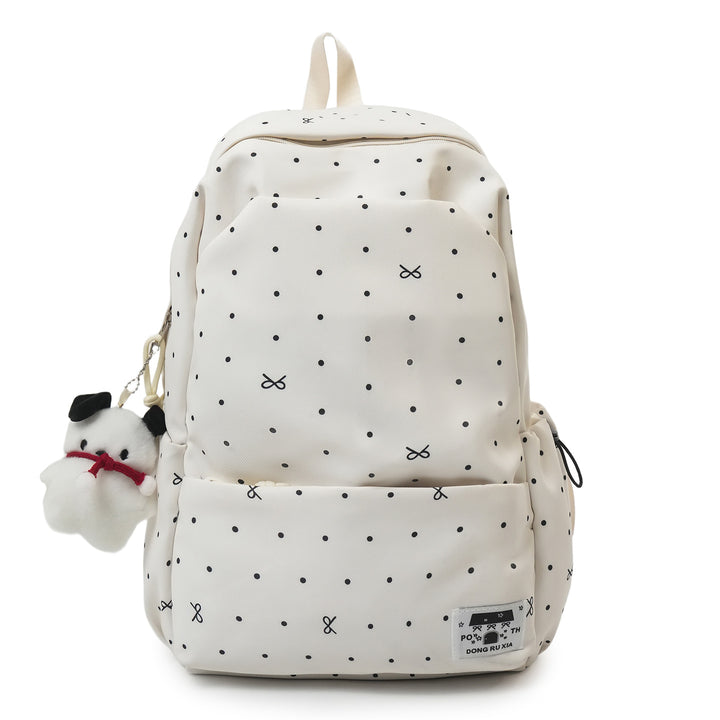 Damen Rucksack mit verspielt Polka Punkte Design und praktischen Fächern Nord Taschen
