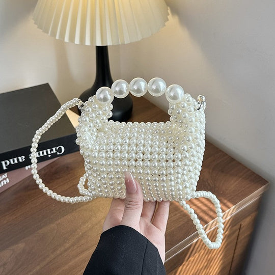 Damen Handtasche mit funkelndem Perlenmuster Nord Taschen