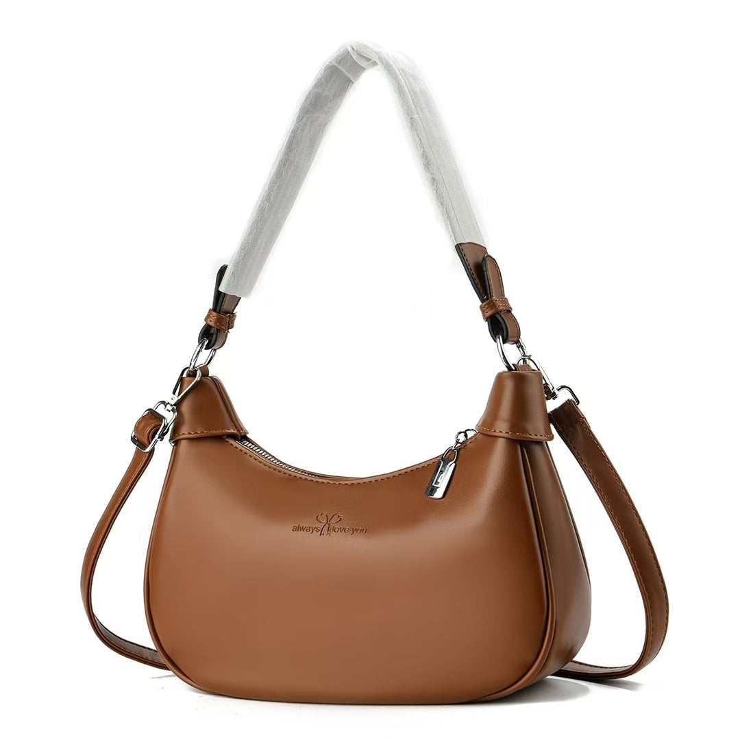 Damen modische Handtasche im eleganten Curved-Design Nord Taschen