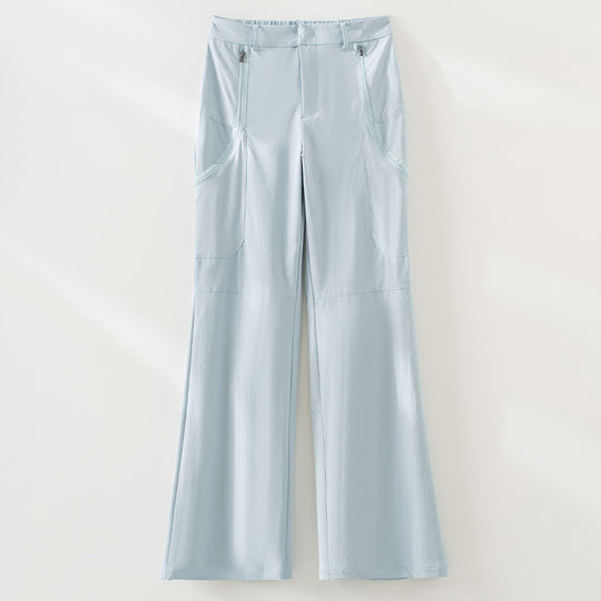 Damen Ultraleichter Kapuzen-Windbreaker mit Zwei-Wege‑Reißverschluss Nord Taschen