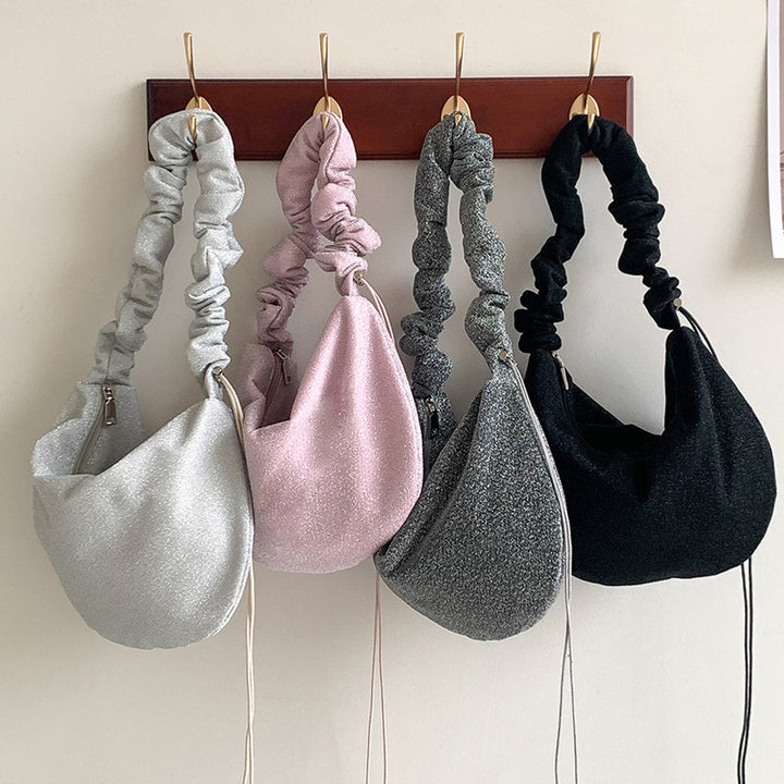Damen Hobo-Tasche mit modischem Faltendesign und hochwertiger Oberflächenstruktur Nord Taschen