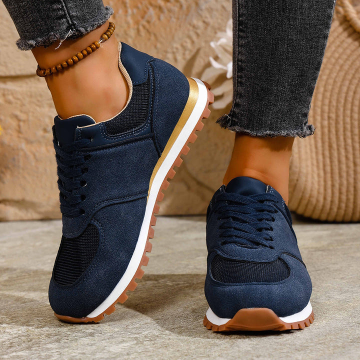 Damen Sportliche Sneakers mit atmungsaktiver Mesh-Oberfläche und rutschfester Sohle