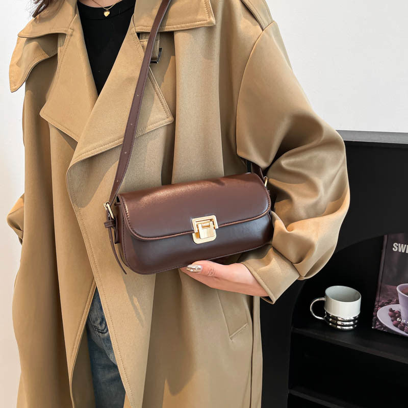 Damen elegante Umhängetasche mit schickem Verschluss Nord Taschen