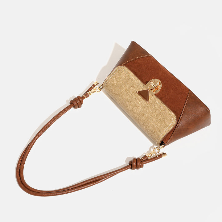Damen Umhängetasche mit elegantem Magnetverschluss und strukturiertem Deckel Nord Taschen