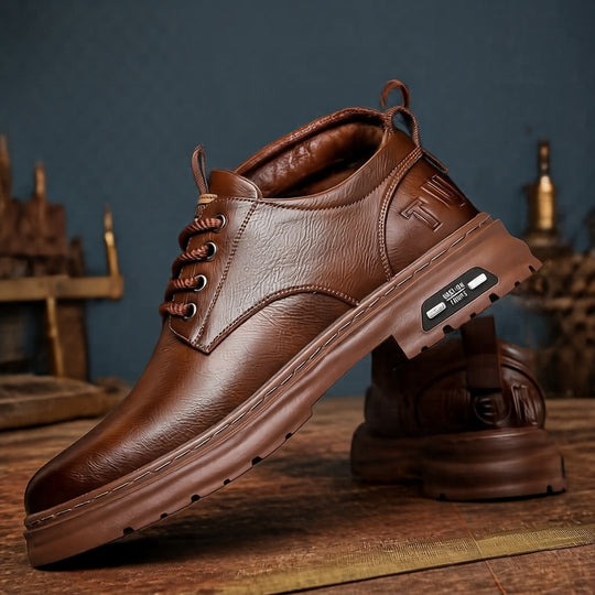 Herren Robuste und elegante Lederschnürschuhe Nord Taschen