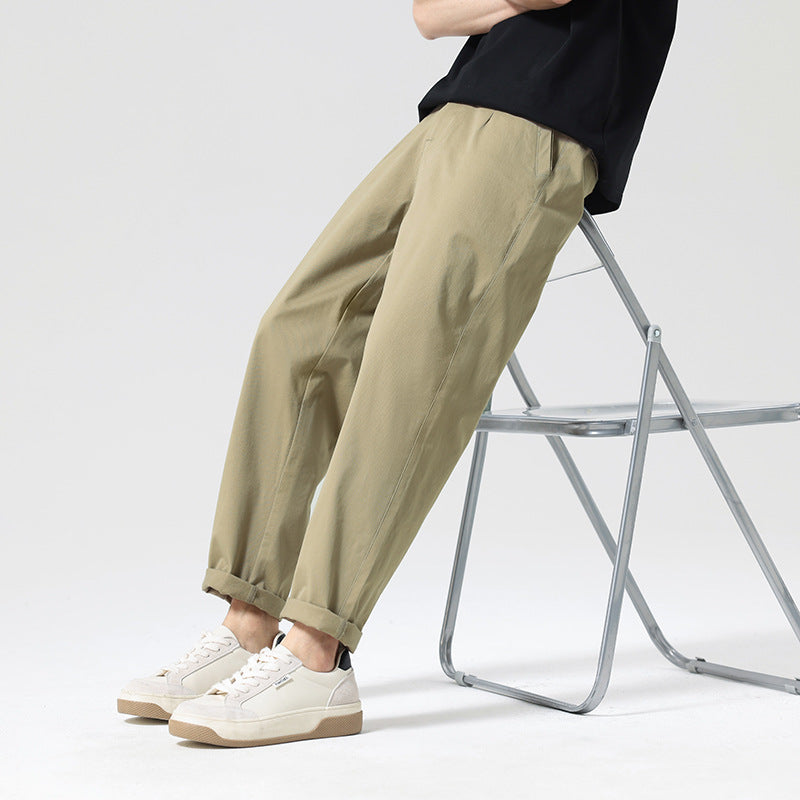 Herren Moderne Relaxed‑Fit Freizeit‑Chino mit leichtem Stretch und umgeschlagenem Saum Nord Taschen