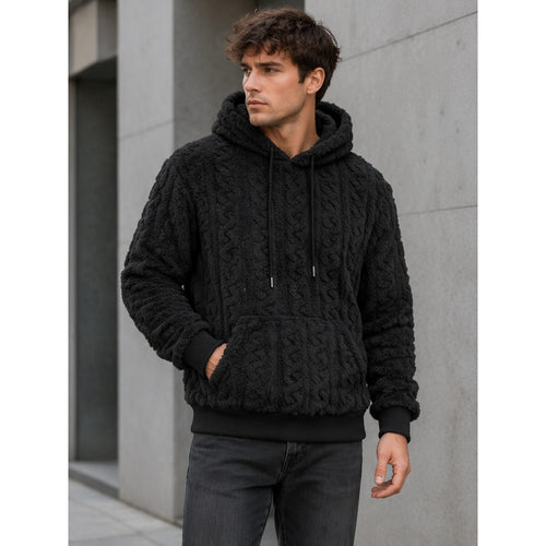 Herren Gemütlicher Kapuzenpullover Nord Taschen
