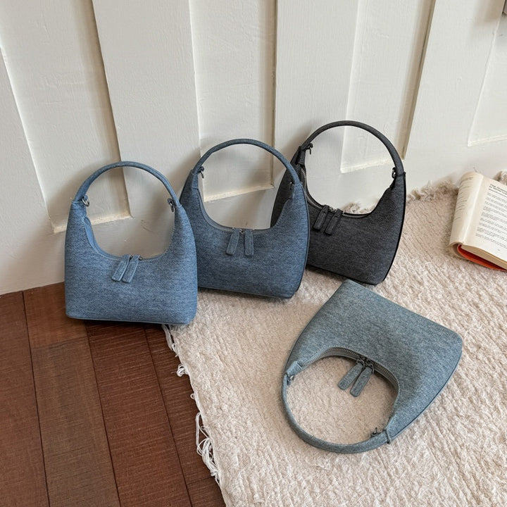 Damen Beuteltasche aus strapazierfähigem Denim mit vielseitigen Trageoptionen Nord Taschen