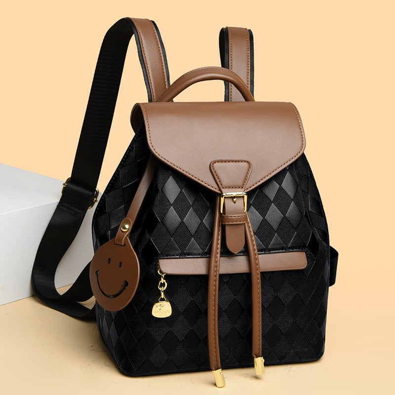 Damen eleganter Rucksack mit geflochtenem Design Nord Taschen