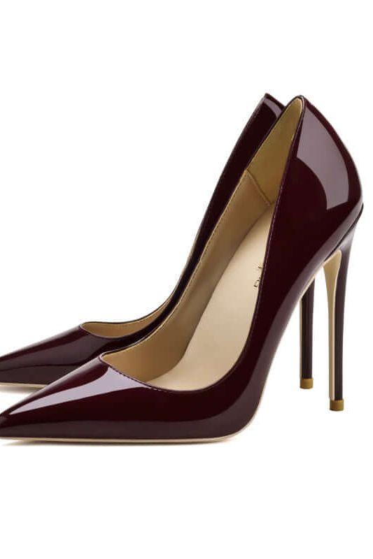 Bis Zu 12cm Spitzes Stiletto High Heel Schuhe
