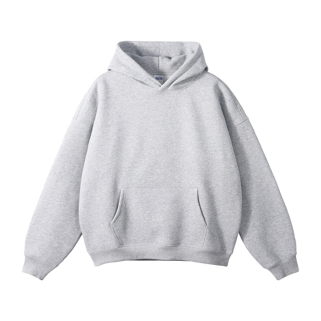 Unisex nan weit geschnittener Kapuzenpullover aus Bio-Baumwolle mit Kängurutasche Nord Taschen