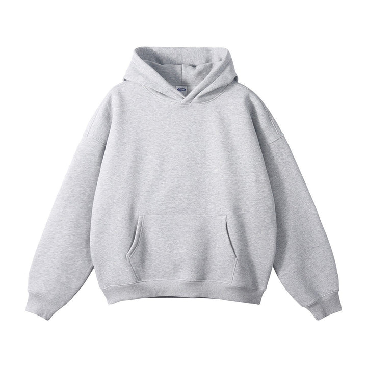 Unisex nan weit geschnittener Kapuzenpullover aus Bio-Baumwolle mit Kängurutasche Nord Taschen