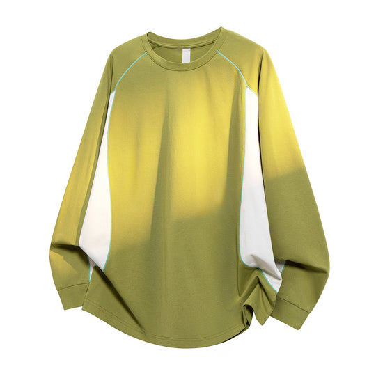 Damen Oversize-Langarmshirt mit Raglanärmeln, atmungsaktiven Seiteneinsätzen und Rundhalsausschnitt Nord Taschen