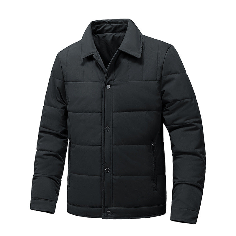 Herren Steppjacke mit Thermo-Isolierung und Hemdkragen Nord Taschen