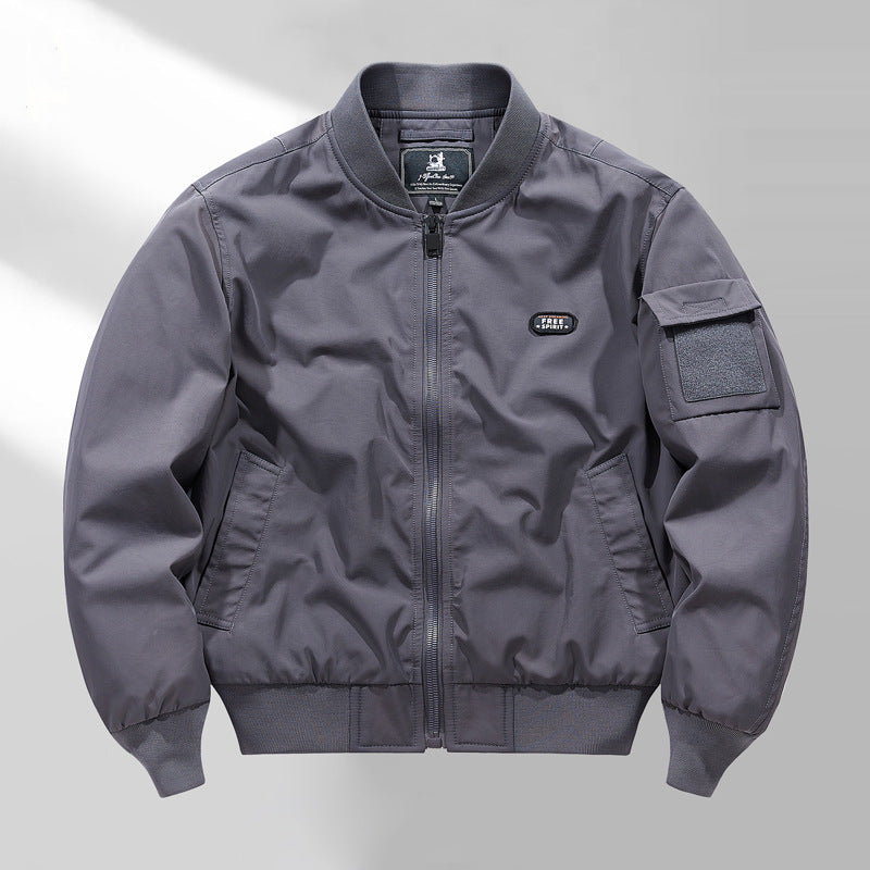 Herren leicht wattierte Bomberjacke im Utility-Look mit Ärmeltasche Nord Taschen